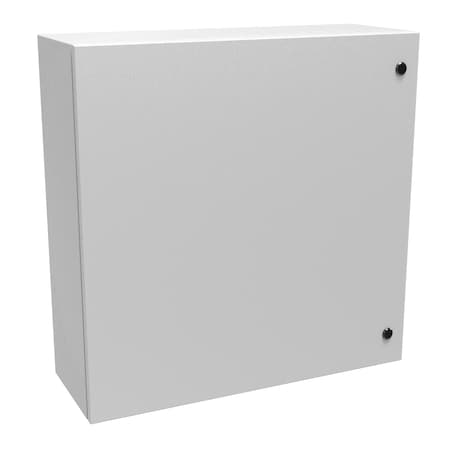 Hammond Slotted 1/4 Turn Latch Electrical Enclosures, 30 in H, 10 in D, 30 in W, NEMA 4, Steel EN4SD303010LG